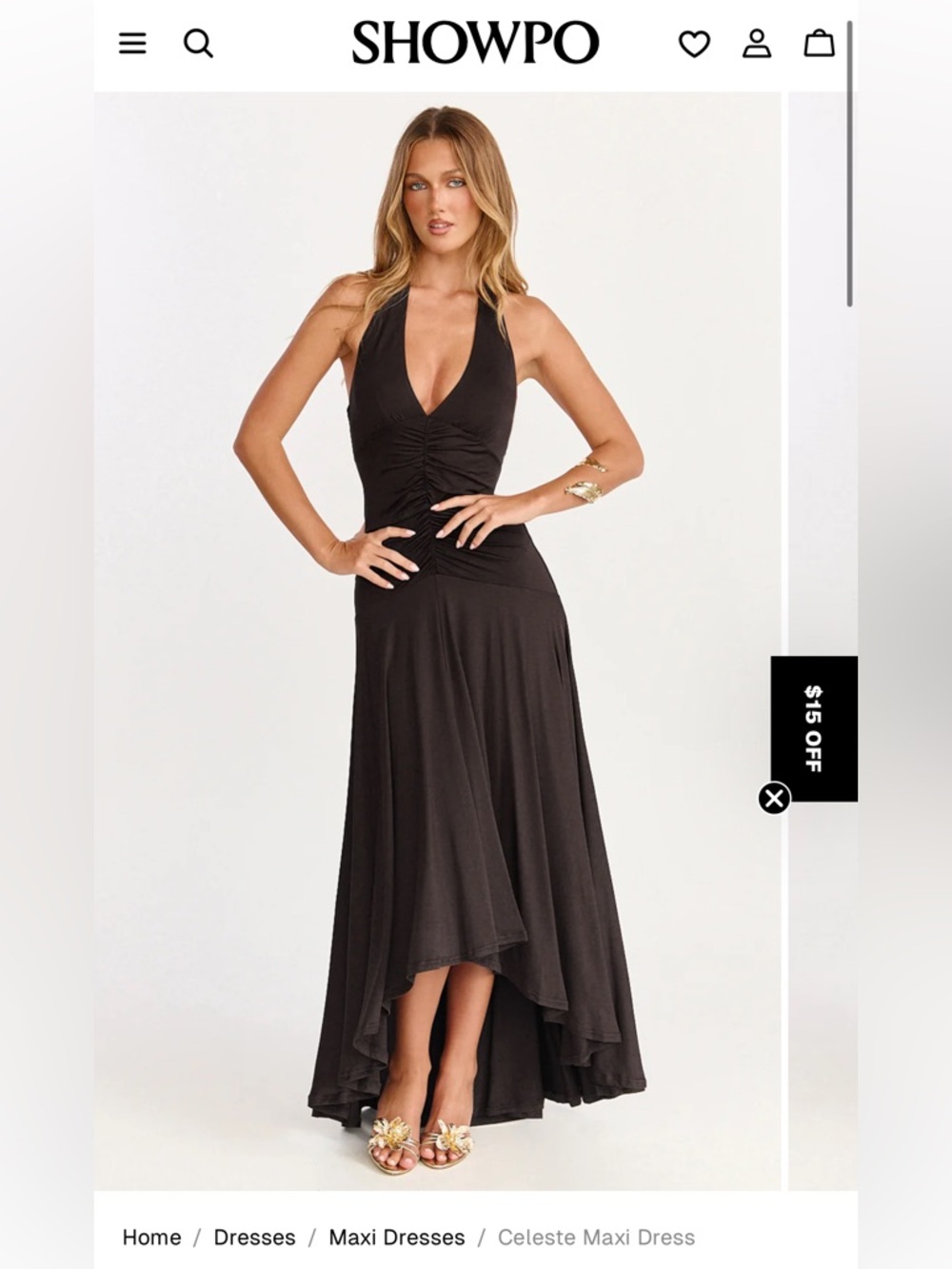 Showpo Celeste maxi dress